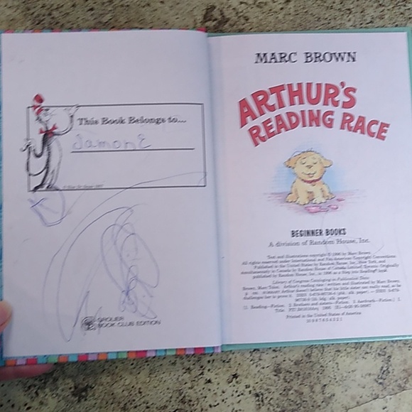 Arthur's Reading Race Marc Brown Level Reader Children's Picture Book Homeschool - Picture 4 of 6